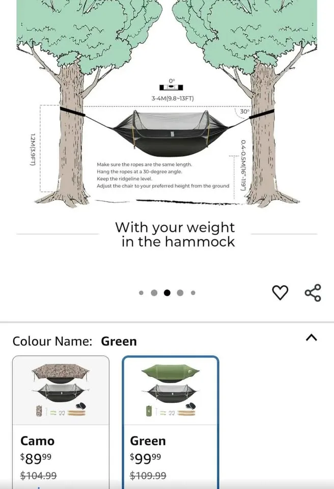 Camping Hammock tent image indicator(2)