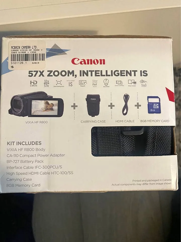 Canon Vixia HF R800 camcorder thumbnail