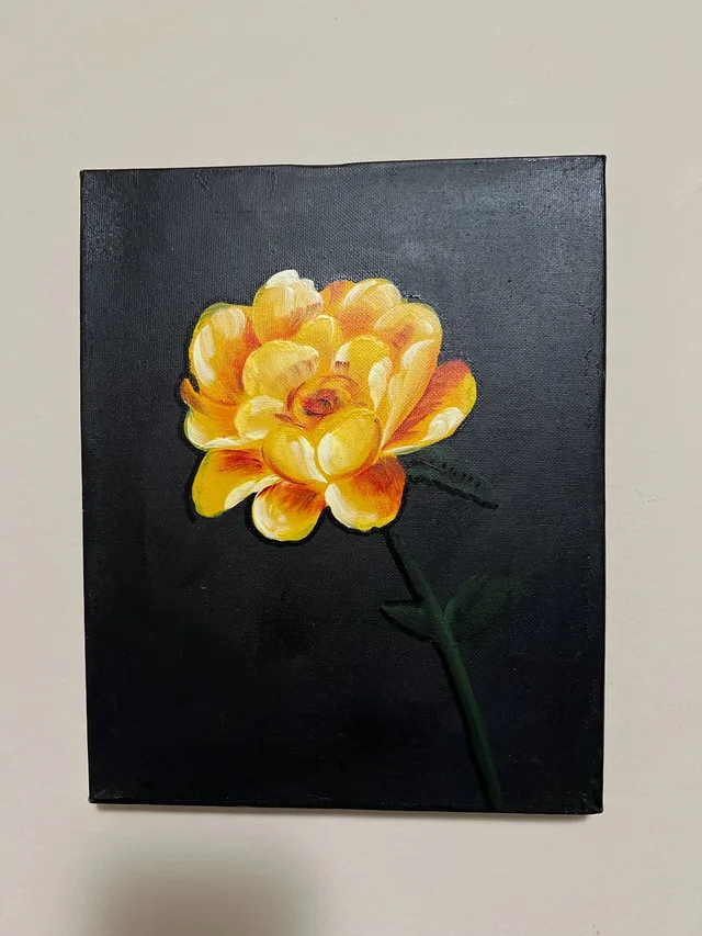 Beautiful flower painting image indicator(2)