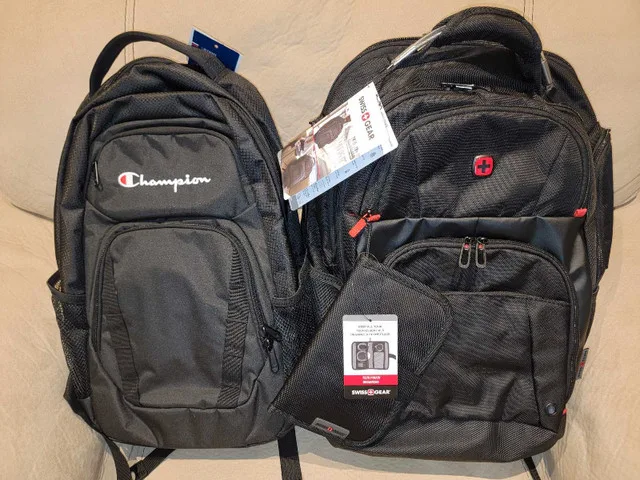 Swiss Gear & Champion Backpacks **Brand New** thumbnail
