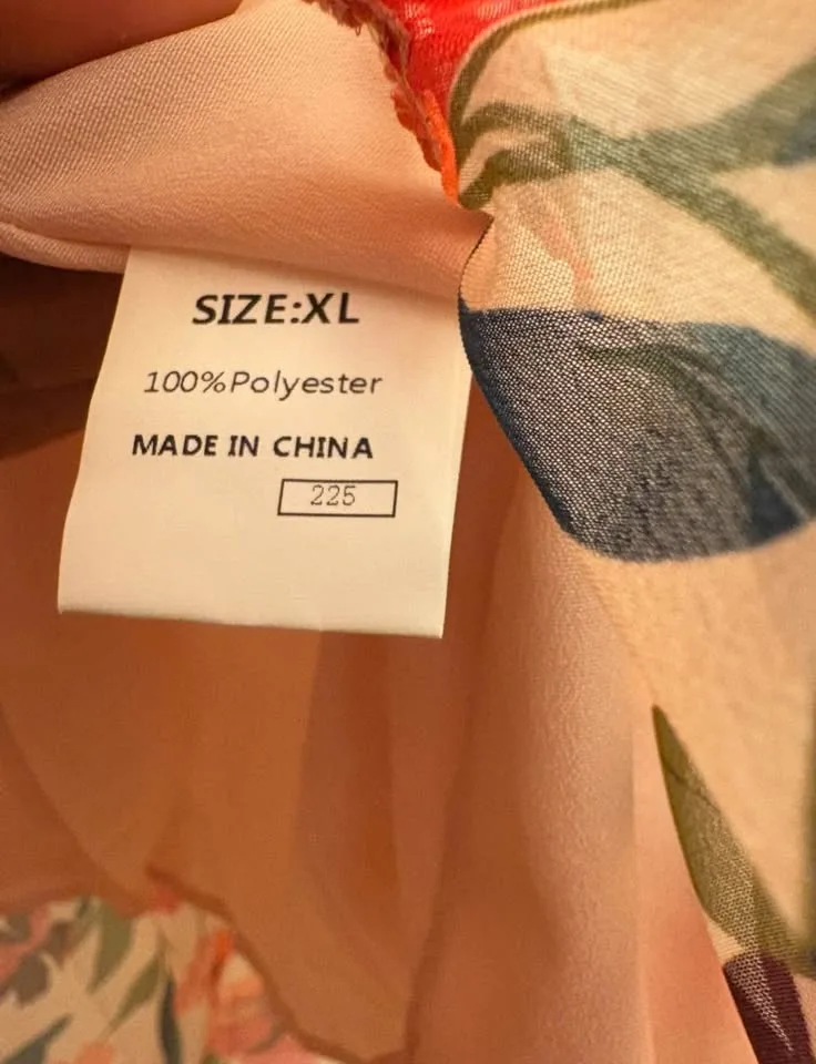 Brand new Floral Print V Neck short Sleeve Maxi Dress-XL Only image indicator(8)