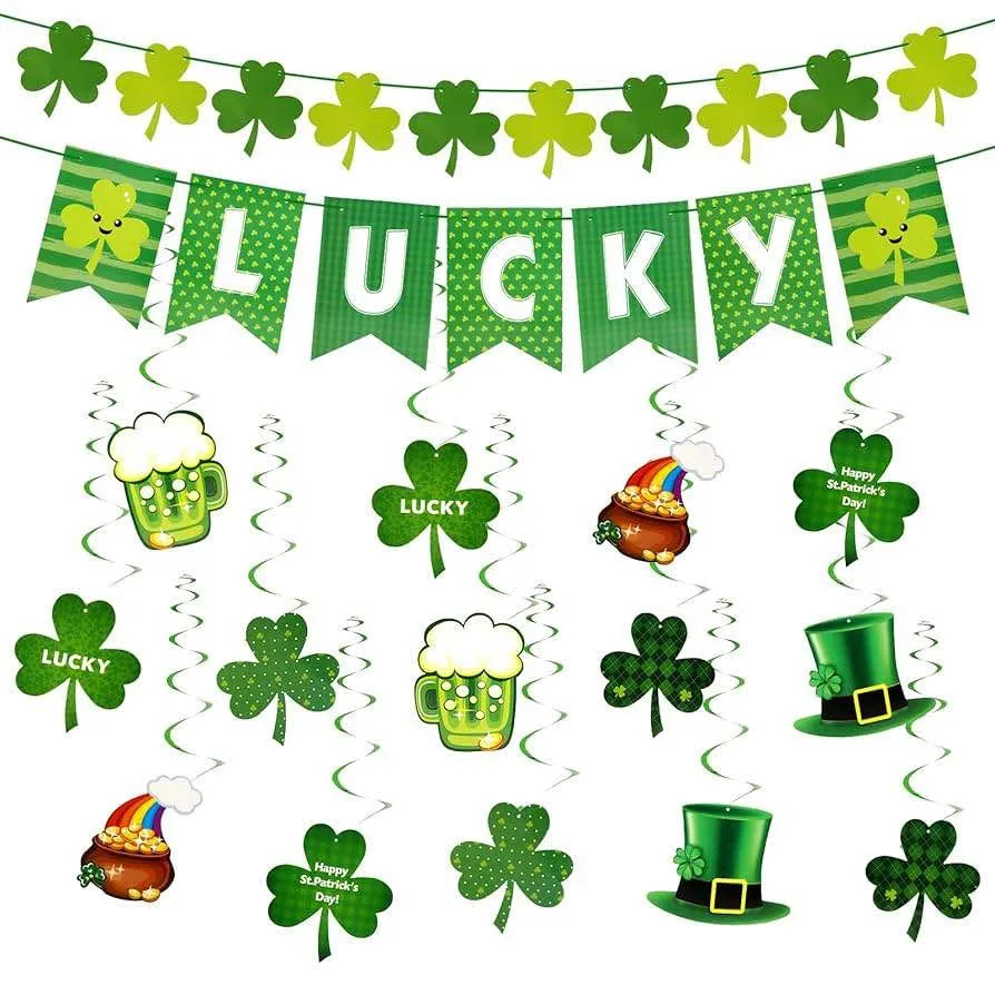 New 45 Pieces St Patricks Day Decorations image indicator(6)