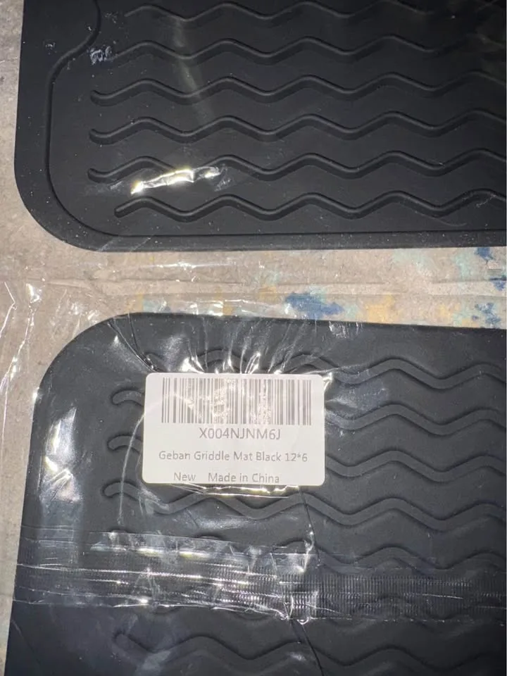 New Silicone Dish Drying Mat 12" x 6", BLACK image indicator(5)