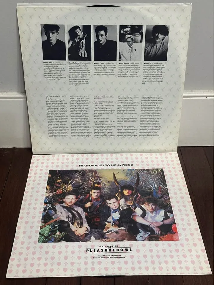 Frankie Goes to Hollywood vinyl. 2 records. Gatefold image indicator(3)