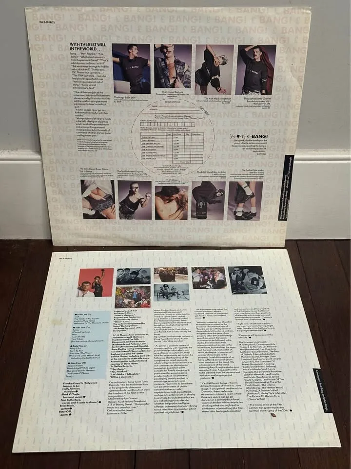 Frankie Goes to Hollywood vinyl. 2 records. Gatefold image indicator(4)