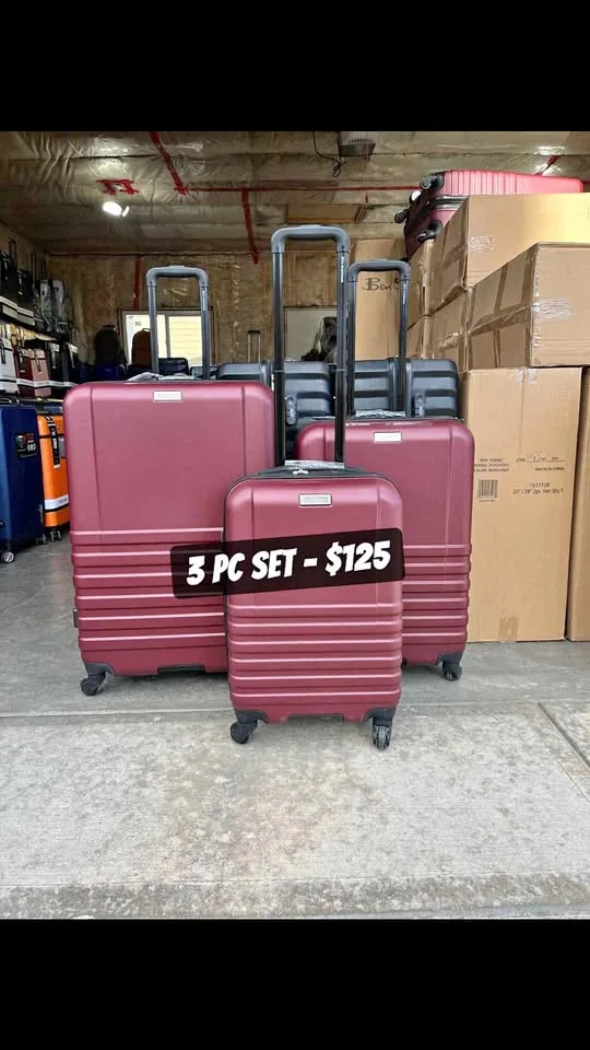 $125 *New* 3 Pc Set Ben Sherman Luggage thumbnail