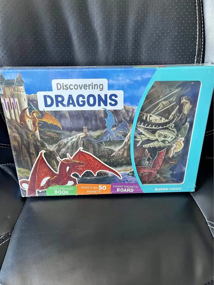 Discovering Dragons book and magnet set thumbnail