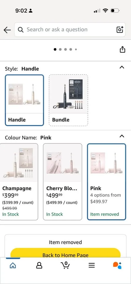 Philips electric tooth brush image indicator(2)