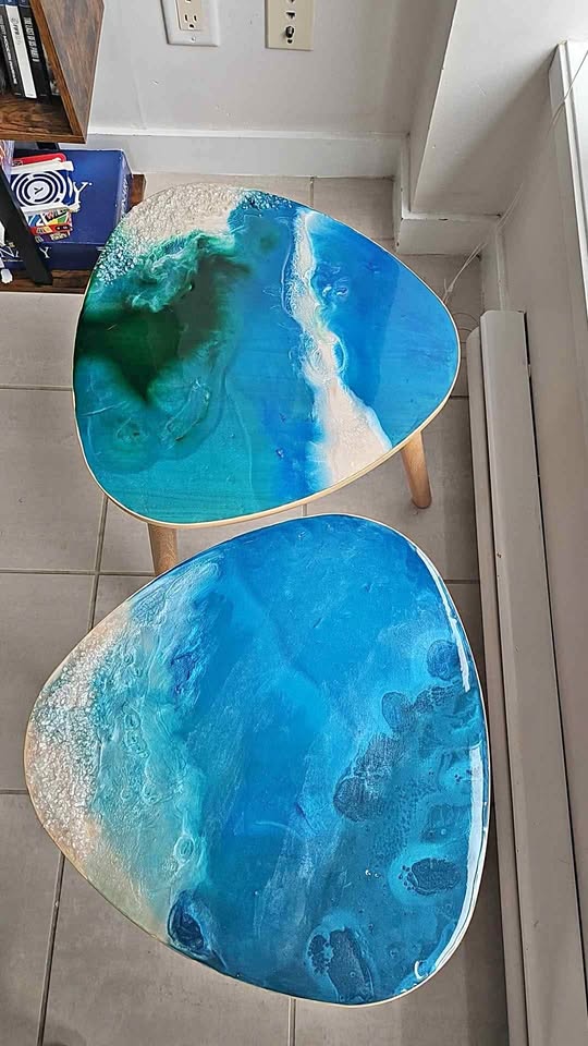 2 Handmade side stool
