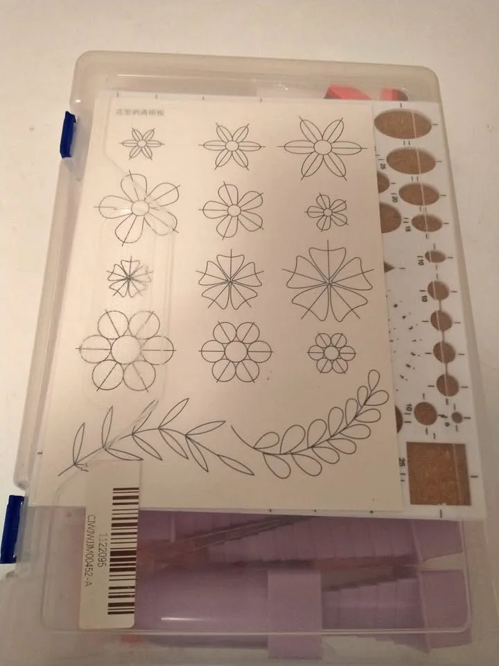 NIB!! FLOWER PAPER QUILLING KIT thumbnail