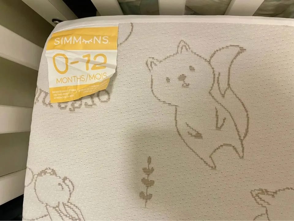 Crib, organic mattress, covers x4, fitted sheets x4 image indicator(6)