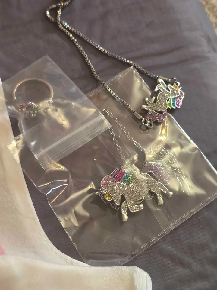 Brand New Unicorn Princess Dress Set – Size 5-6Y 🦄🌸✨ image indicator(3)