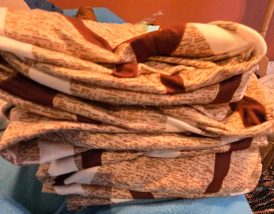 Set of 6 Stretch Chair Covers – Neutral Brown & Beige Pattern 🤎🪑 image indicator(2)