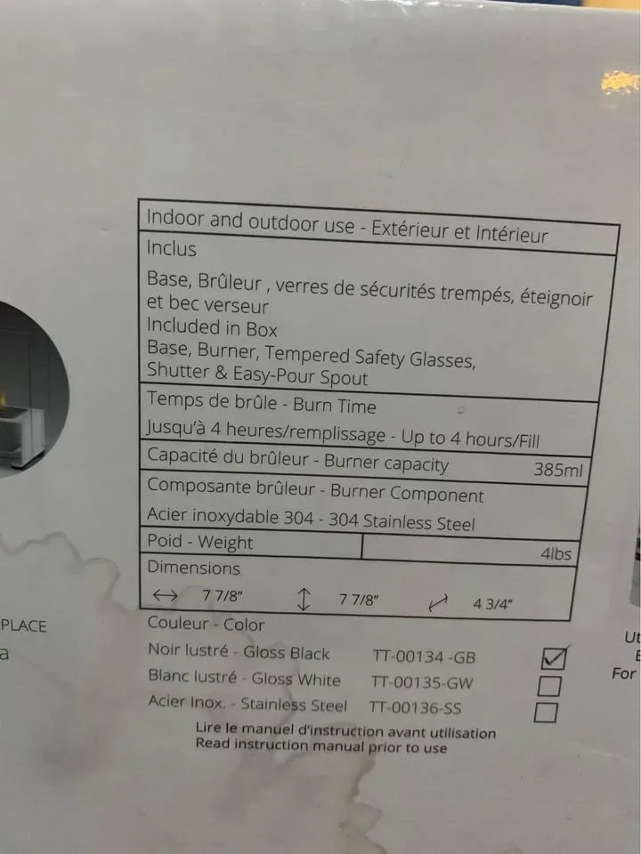Eco - Feu Bio Ethanal Fireplace image indicator(4)