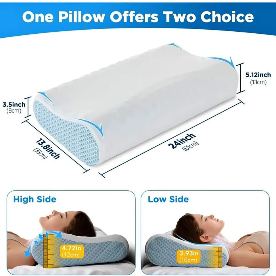 Cooling Neck Memory Foam Pillow Bed Pillow for Sleeping thumbnail