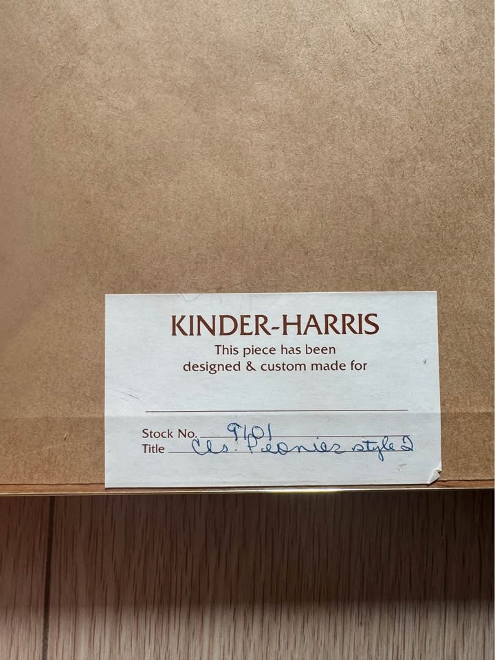 Kinder-Harris peonies style 2, wall art, gold frame - photo 4