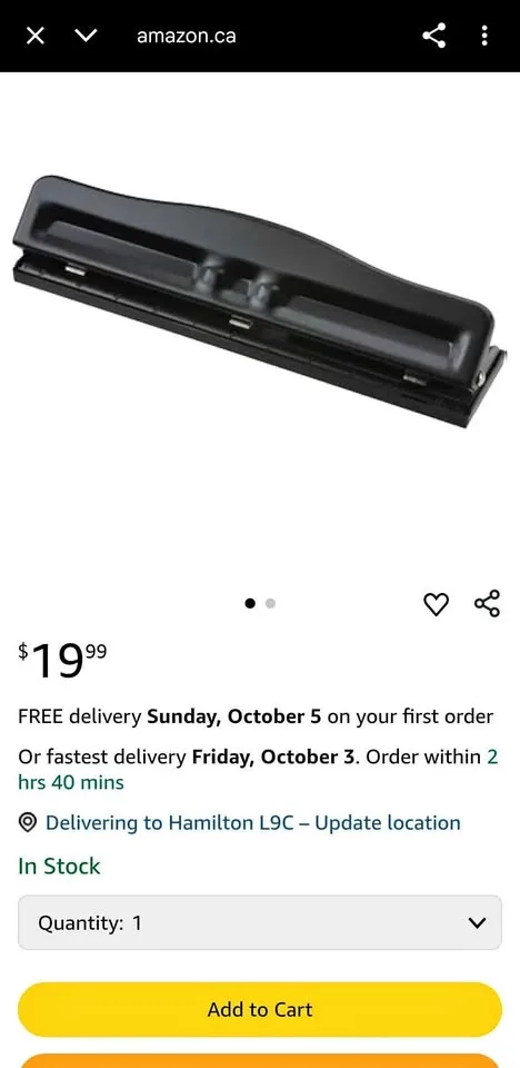 KWtriO 4 Hole Adjustable Circle Punch thumbnail