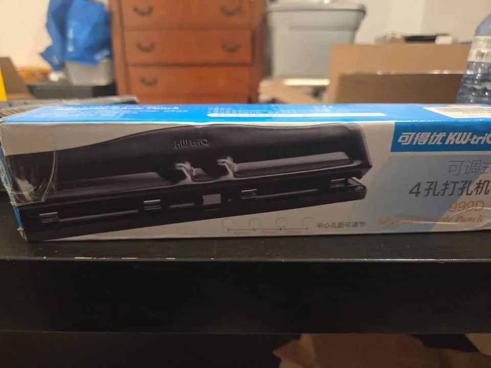 KWtriO 4 Hole Adjustable Circle Punch image indicator(2)