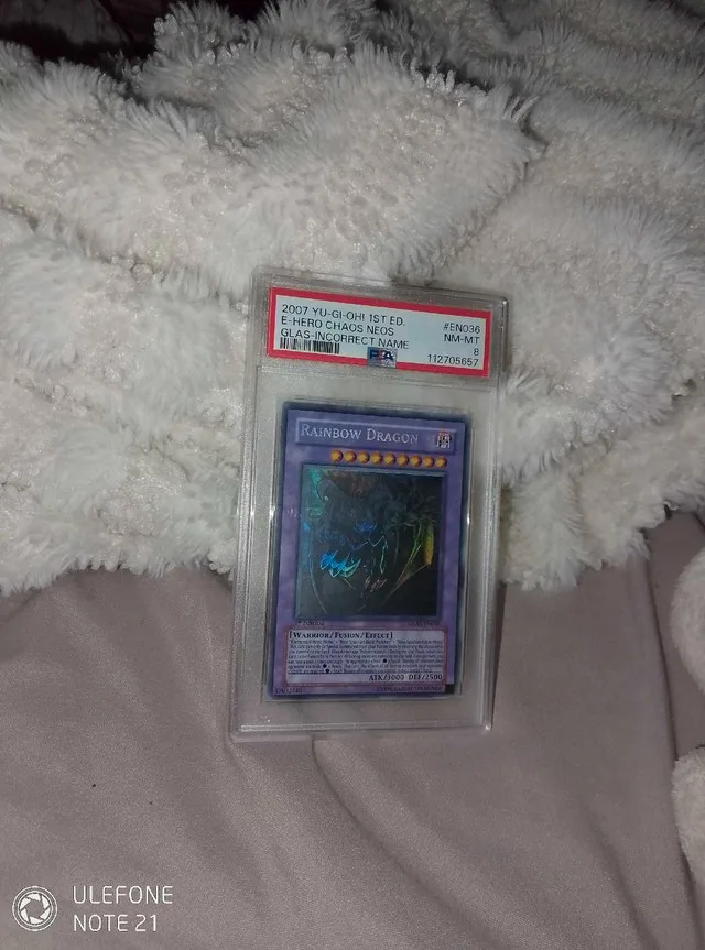 PSA 8 Ghost Rare Rainbow Dragon image indicator(3)