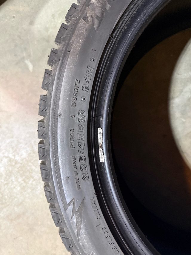 235/45R18 Bridgestone Blizzak WS90 Winter Tires - photo 3