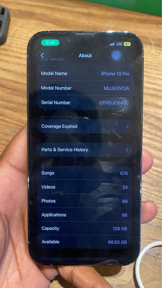 iPhone 13 Pro - 128 GB Sky Blue - Unlocked - $450 OBO - photo 2