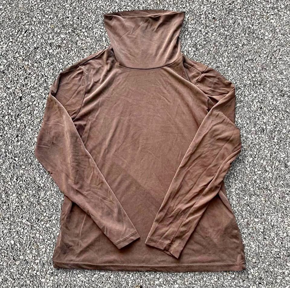Danish fashion brand Culture* Brown turtleneck long sleeve