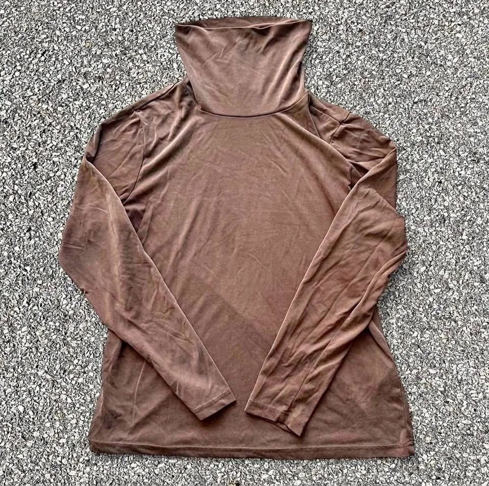 Danish fashion brand Culture* Brown turtleneck long sleeve thumbnail
