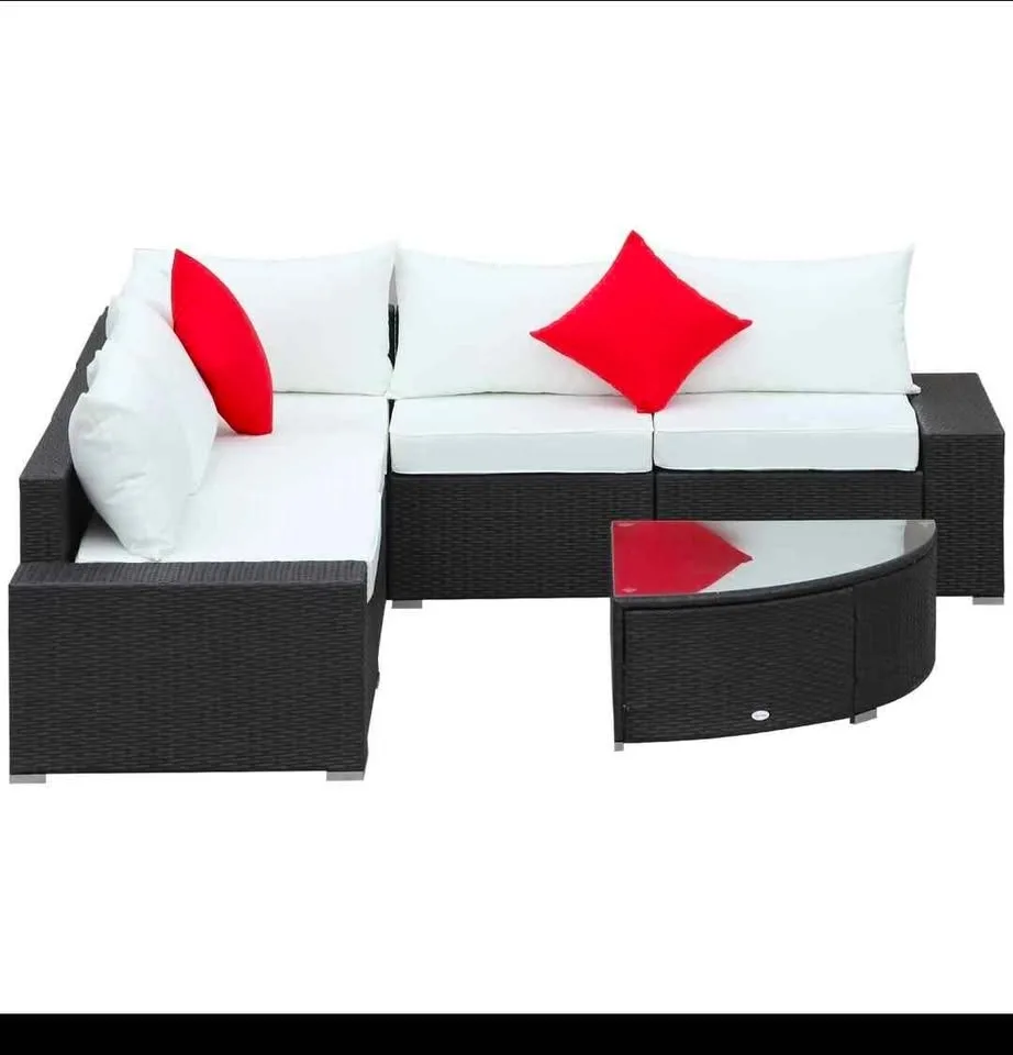 Brand new 6pc patio sectional set. Assembled. On sale image indicator(5)