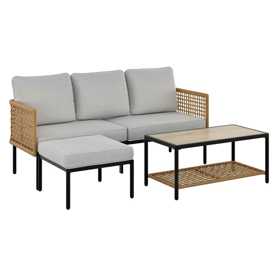 Brand new 3pc patio sectional set.in a box