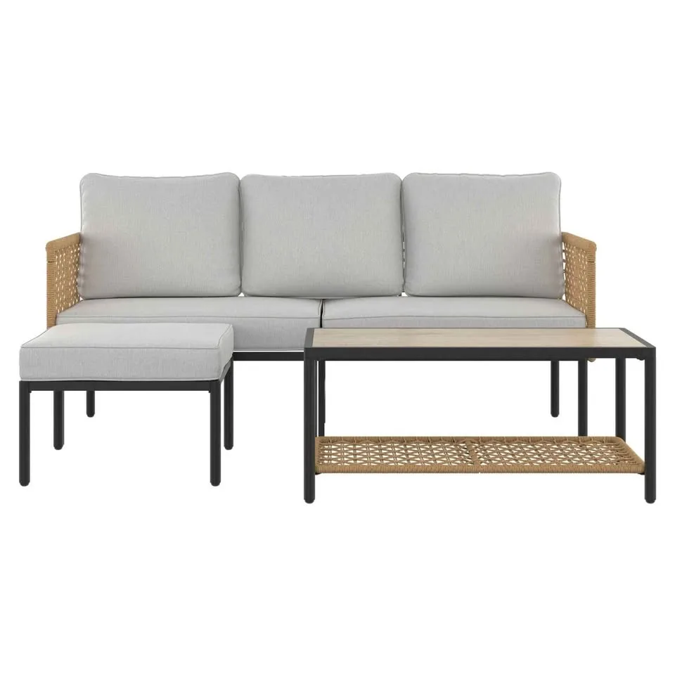 Brand new 3pc patio sectional set.in a box image indicator(4)