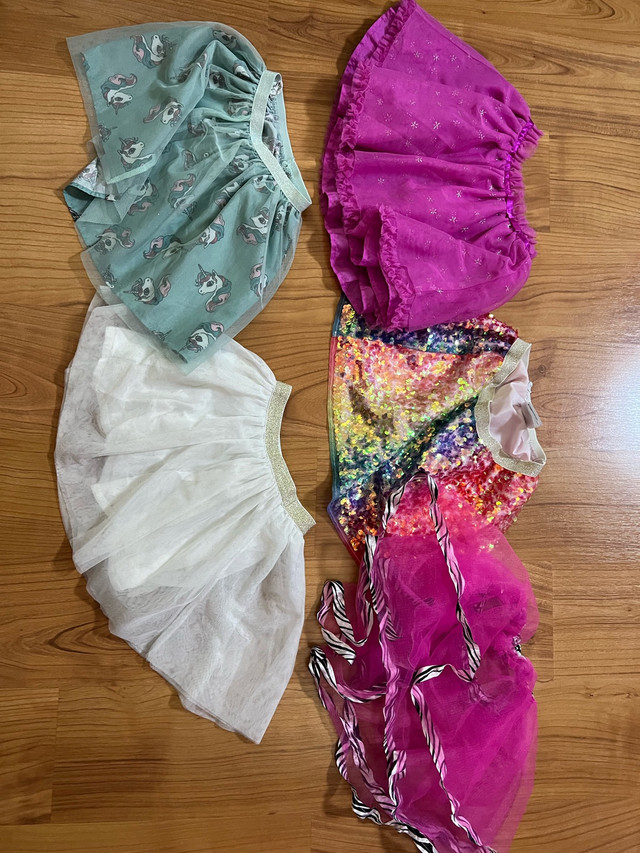 Girls Clothing - 5 fancy skirts - size 2-4 Lot 1