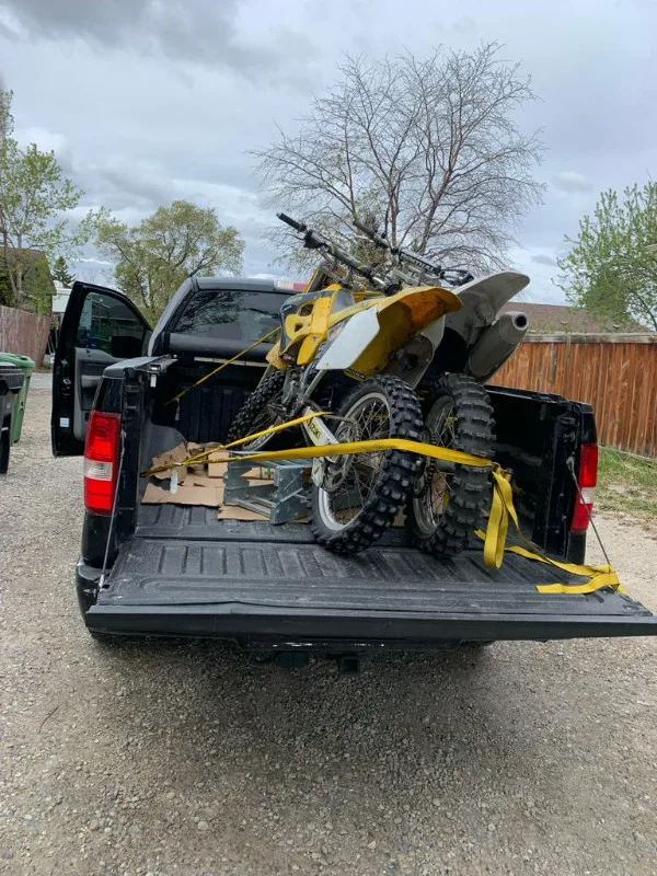 Pickup truck & Trailer for Delivery/ Dump run /small moving image indicator(3)