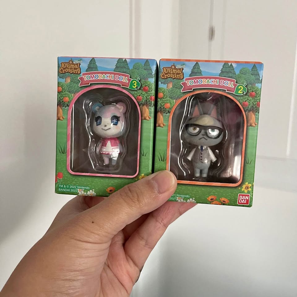 Animal Crossing Judy and Raymond Mini Figures