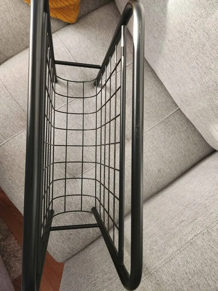 Vintage Amisco vinyl records or magazine holder 1980s image indicator(3)