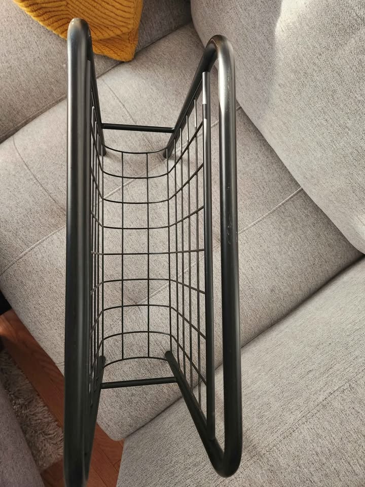 Vintage Amisco vinyl records or magazine holder 1980s - photo 5