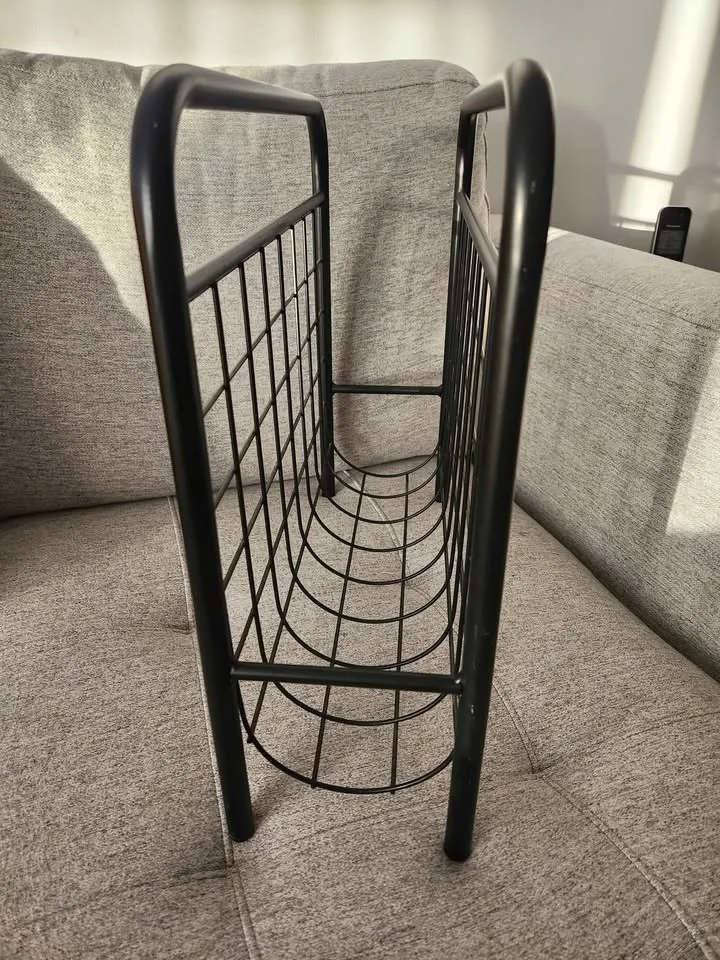 Vintage Amisco vinyl records or magazine holder 1980s image indicator(7)