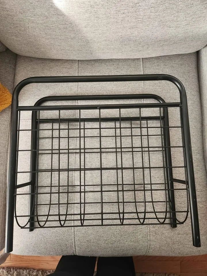 Vintage Amisco vinyl records or magazine holder 1980s image indicator(8)