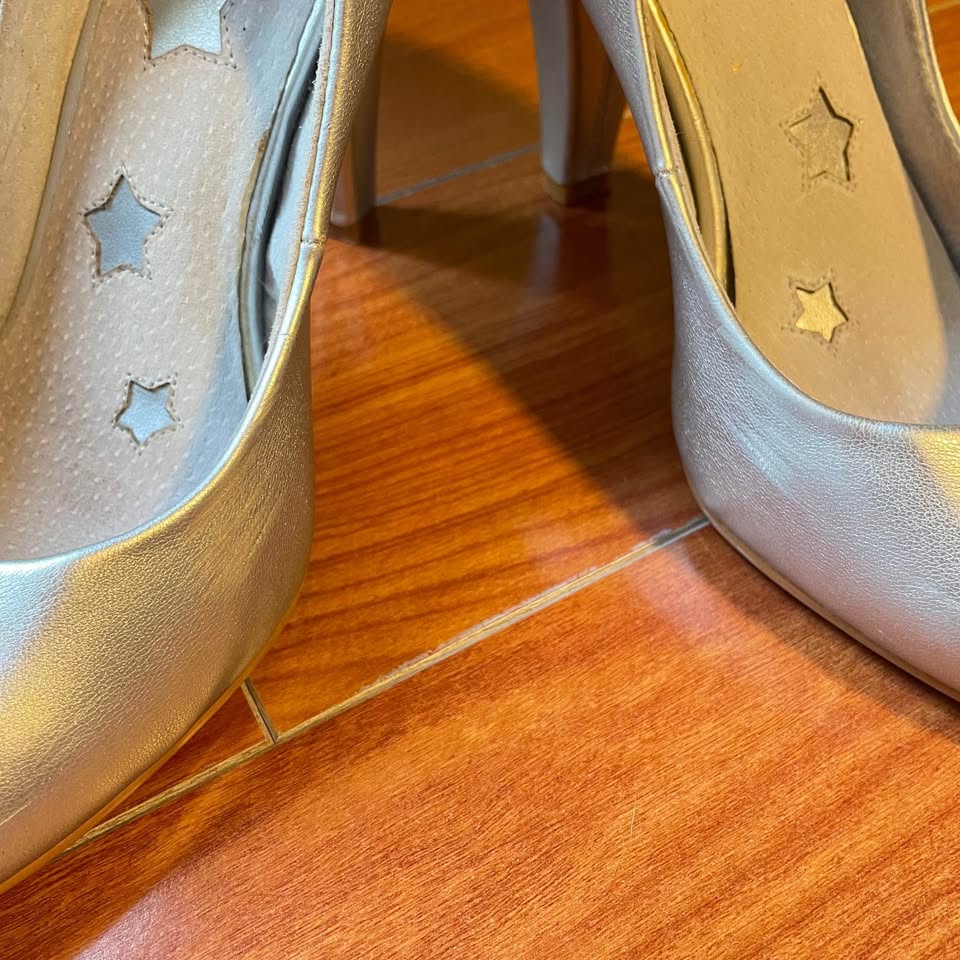 Approx7.5 Metallic Star Heels - photo 5
