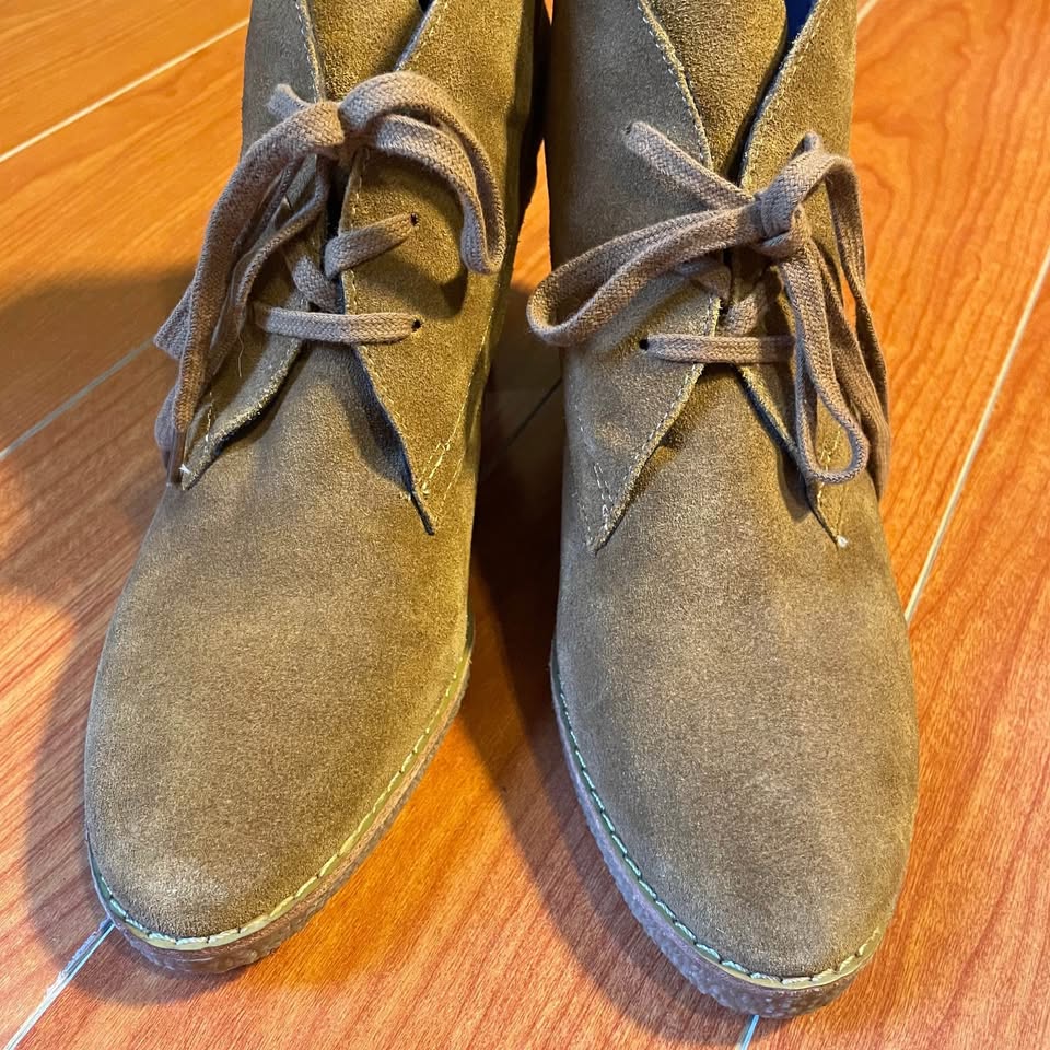 NEW✨GAP US8 Lace Up Suede Ankle Booties - photo 5