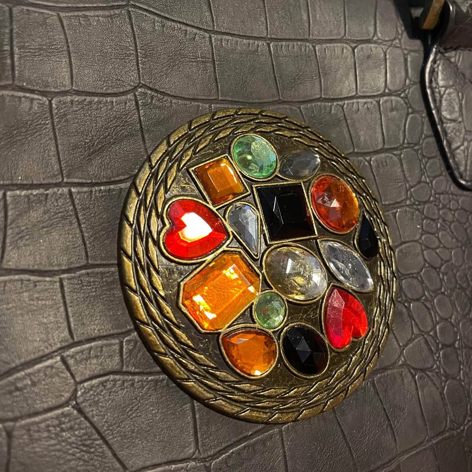 Travel Bag with Colourful Gem - photo 2