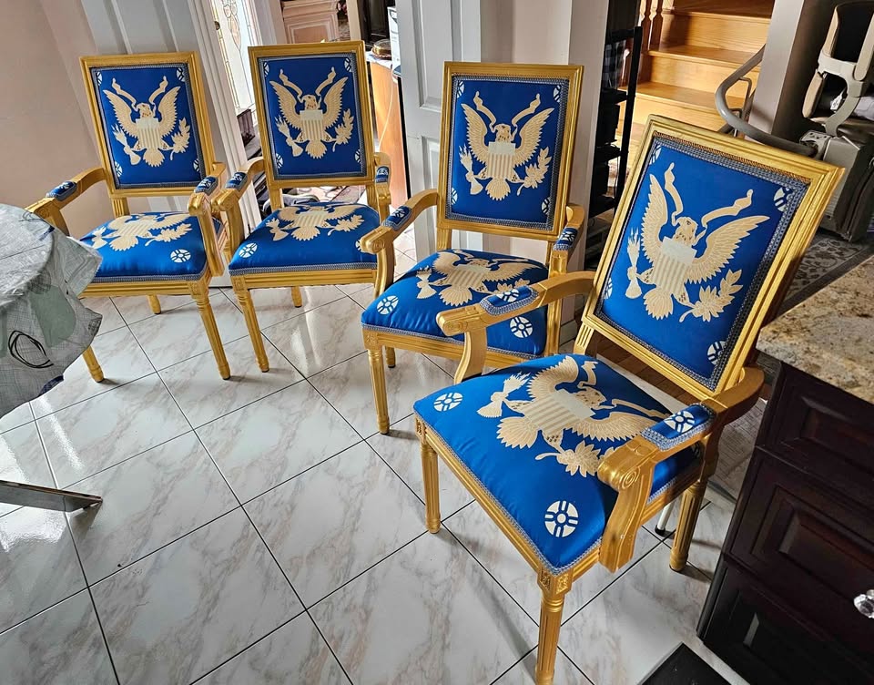 Set of 4 Custom Presidential Chairs