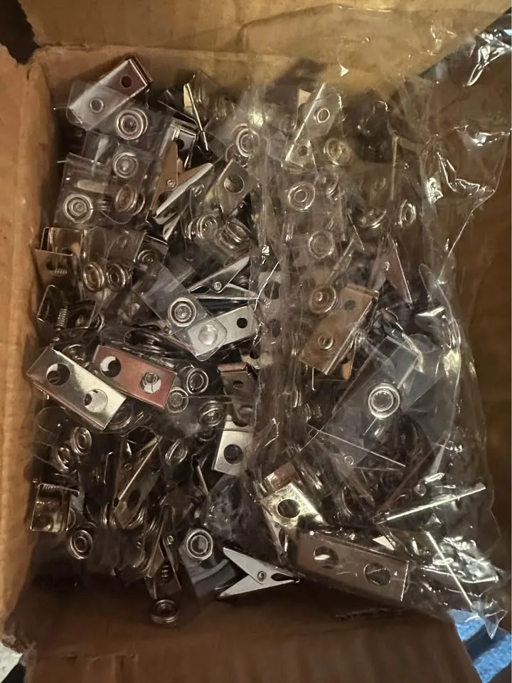 Clips for Name badges/Tags   ~200+ image indicator(2)