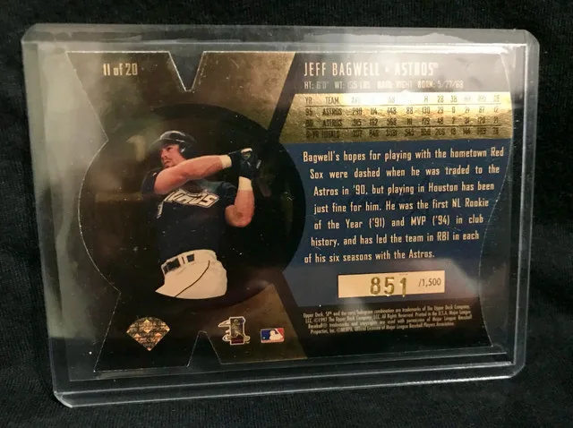 1997 SPx Jeff Bagwell #11 HOF 851/1500 image indicator(2)