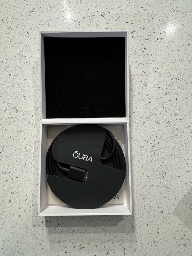 Oura Ring 3 - Heritage, Black, Size 11 Brand New Open Box image indicator(3)