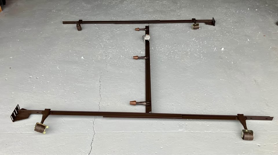 Queen metal bed frame