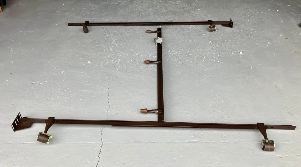 Queen metal bed frame thumbnail