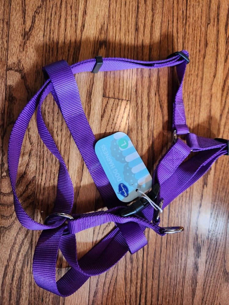 Blueberry Pet Large Purple Dog Harness