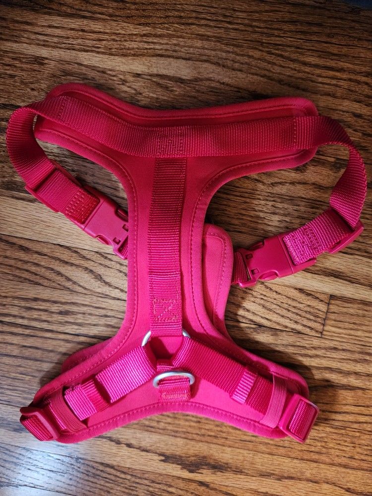 Top Paw Medium Red Neoprene Dog Harness