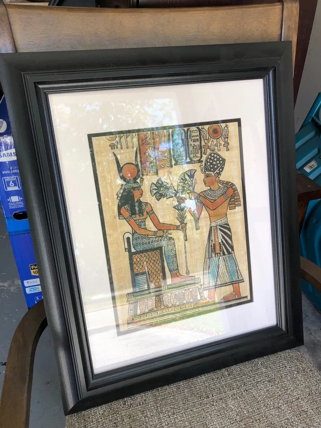 Framed Egyptian Papyrus Art thumbnail