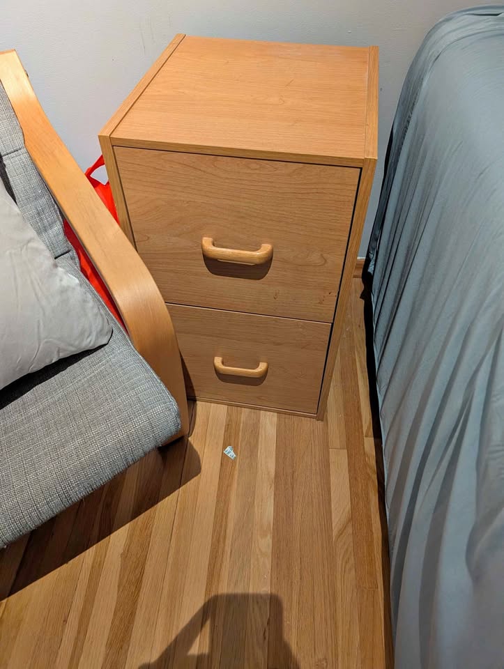 Filing cabinet wooden
